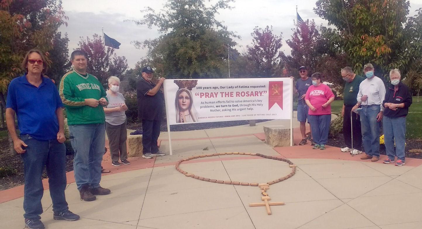 Rosary prayer circle